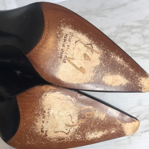 Stuart Weitzman Patent Leather Stiletto black Pumps size 9 AA - Picture 12 of 12